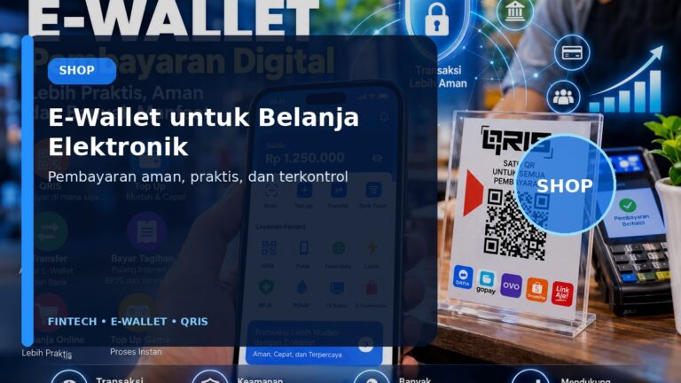 E-Wallet untuk Belanja Elektronik: Cara Membayar dengan Aman dan Mengontrol Budget Rumah Tangga