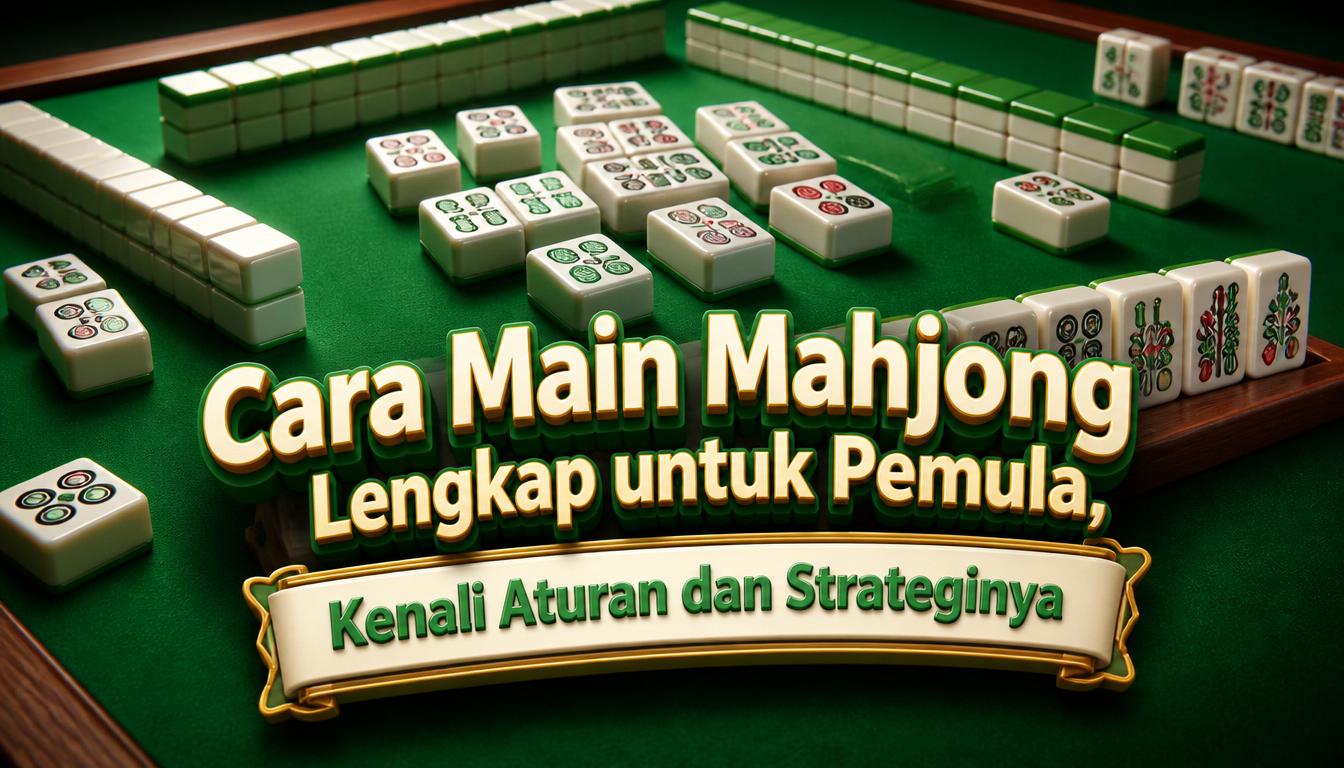 Cara Main Mahjong Lengkap untuk Pemula, Kenali Aturan dan Strateginya