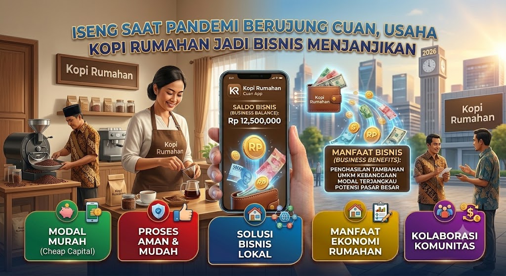 Iseng Saat Pandemi Berujung Cuan, Usaha Kopi Rumahan Jadi Bisnis Menjanjikan