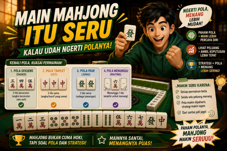 Main Mahjong Itu Seru Kalau Udah Ngerti Polanya