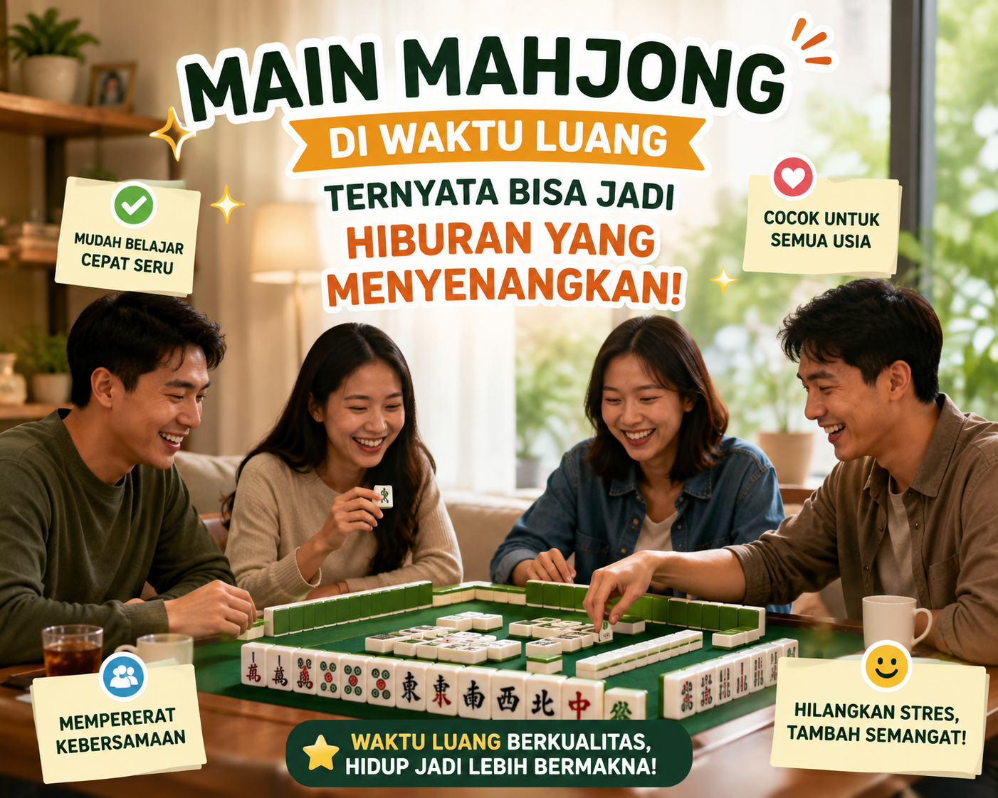 Main Mahjong di Waktu Luang Ternyata Bisa Jadi Hiburan yang Menyenangkan